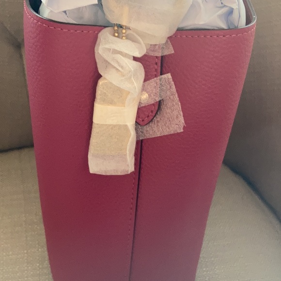 Coach Small Pebble Leather Town Bucket Bag - Picture 5 of 8